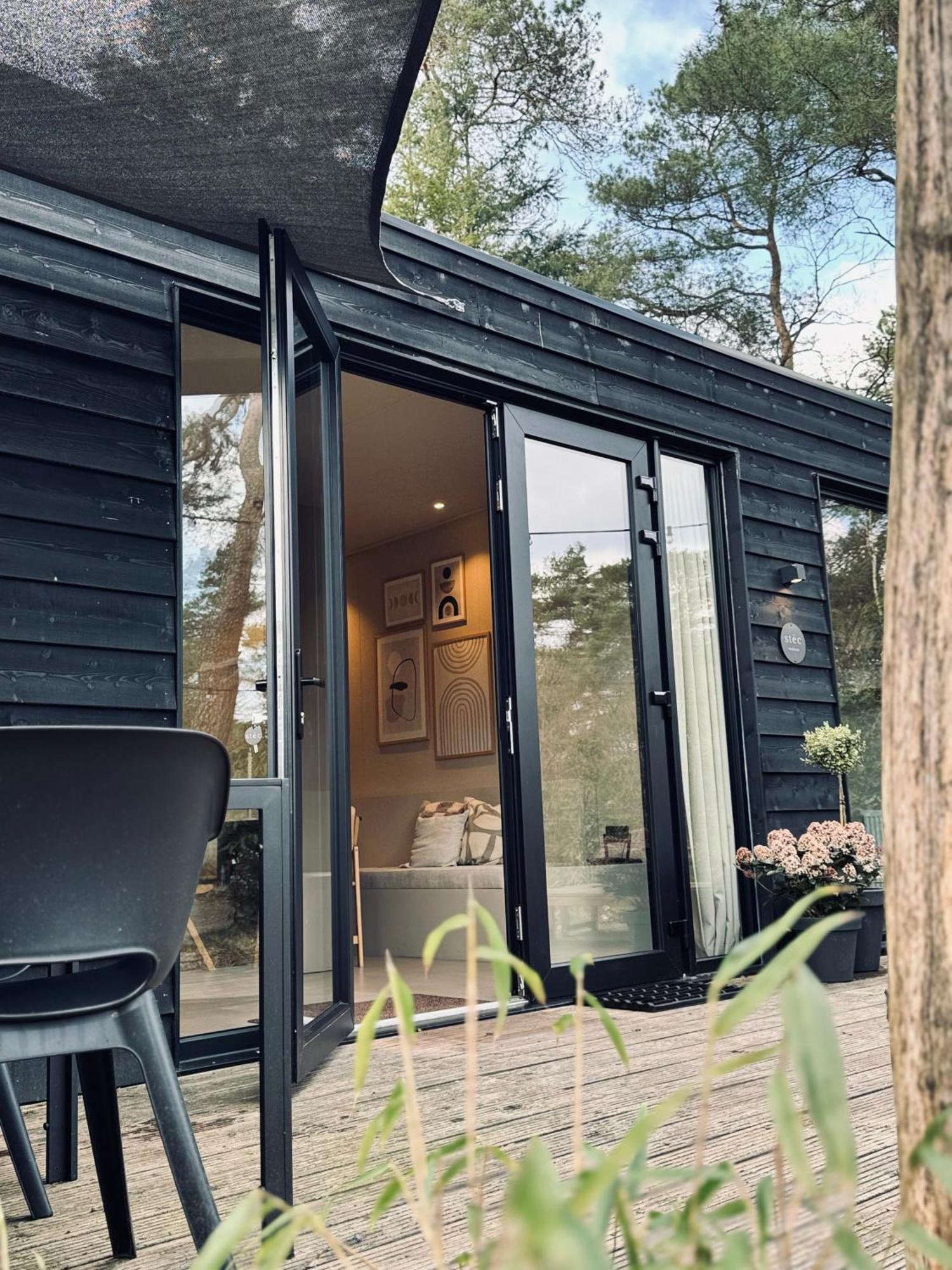 Вілла Luxe Tiny House Stec Midden Op De Veluwe In Нюнспет Екстер'єр фото